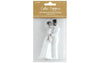 Amscan 474851 Wedding Plastic cake Topper African American couple 4.5 1 piece White