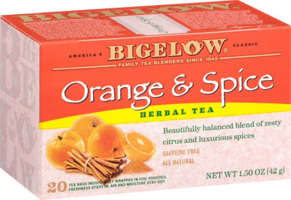 Bigelow Tea Orange and Spice Tea, 20 Count (Pack of 2)