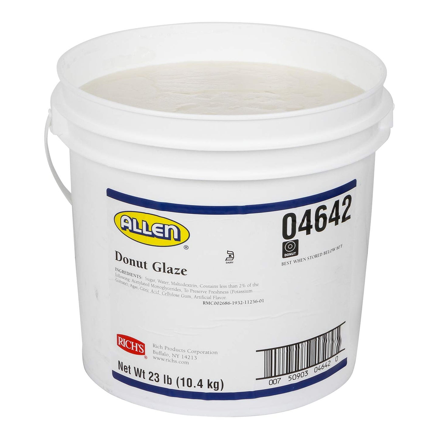 Rich'S Jw Allen Glaze For Donuts, Pastries & More, 23 Lb Pail