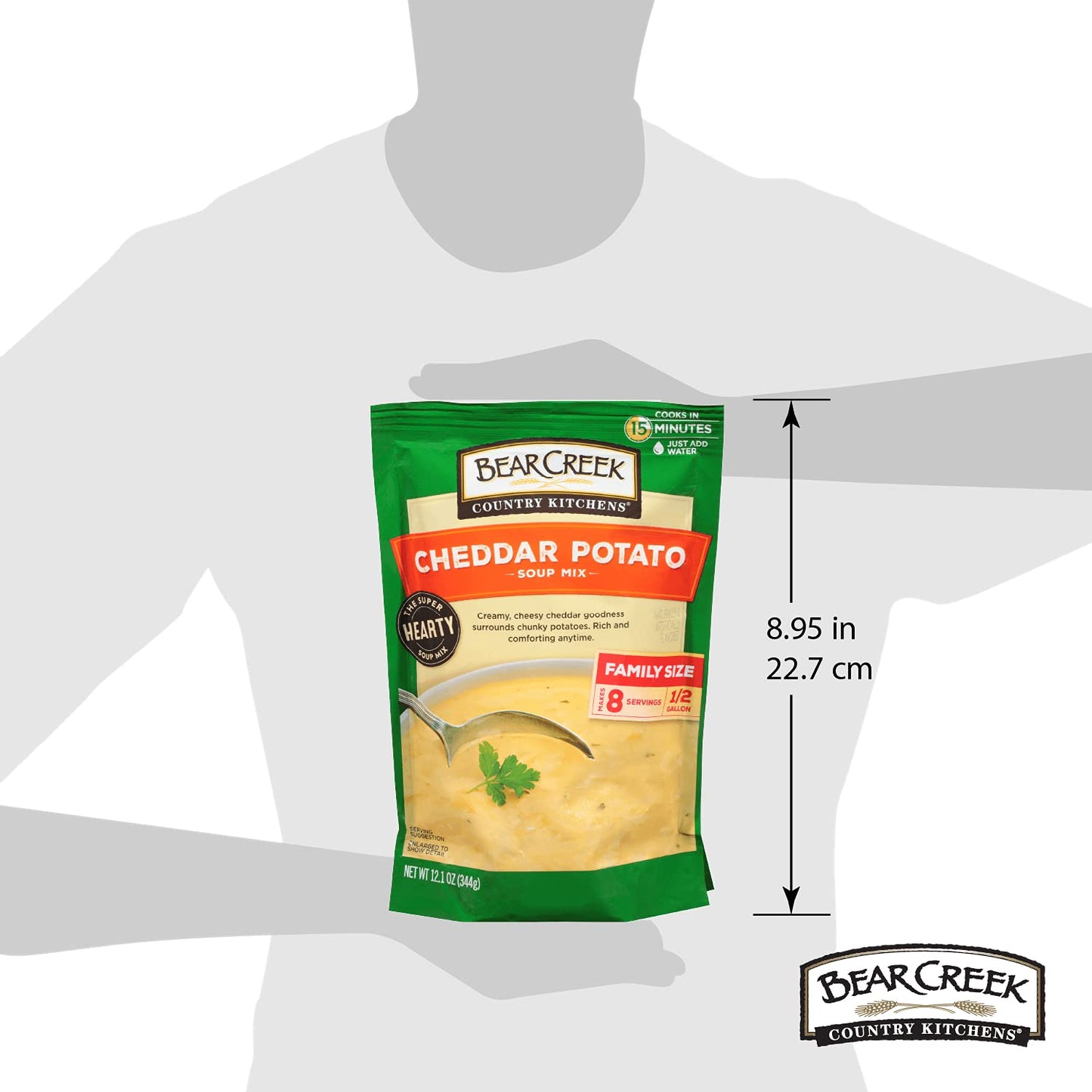 Bear Creek Country Kitchen Cheddar Potato Soup Mix (Pack of 3)