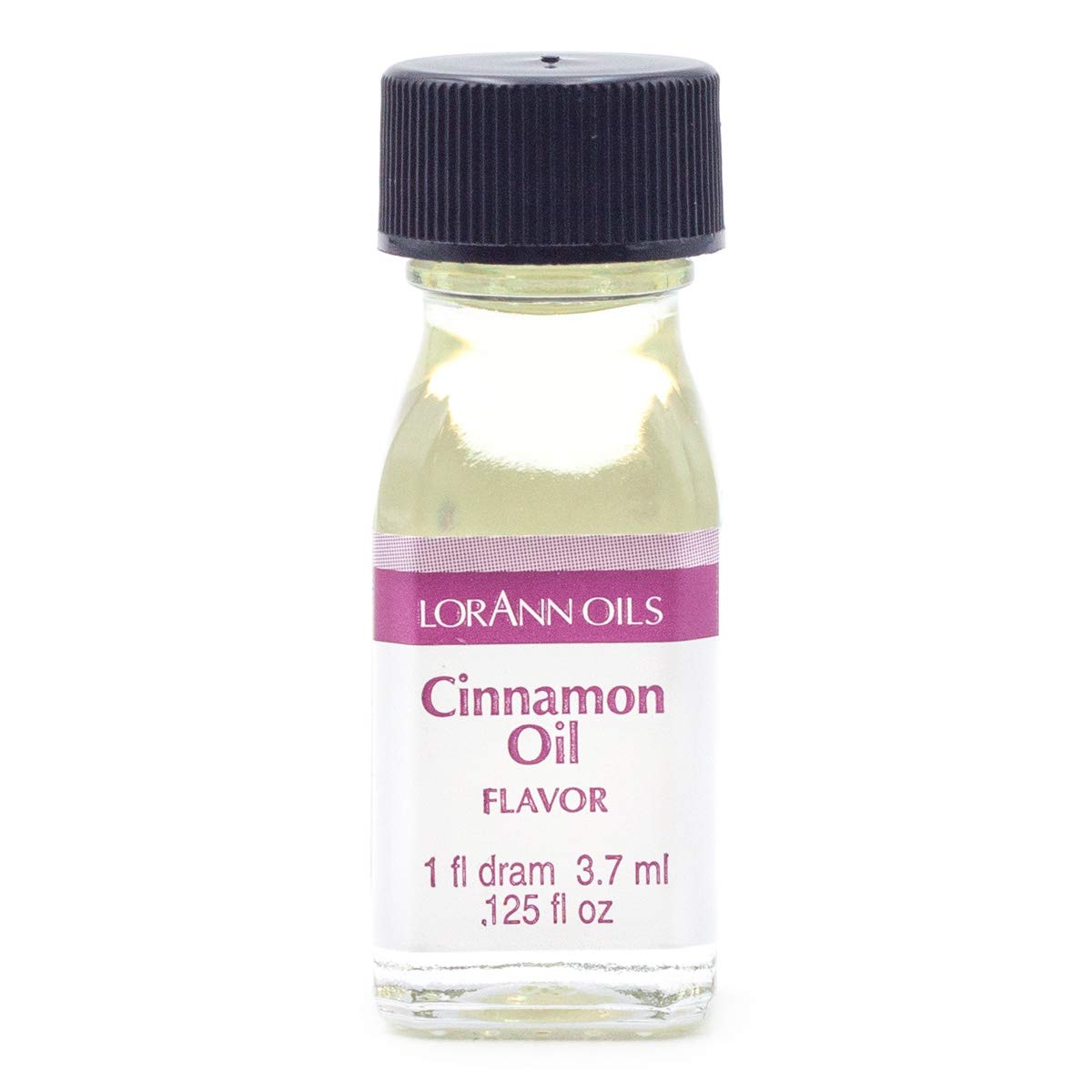 LorAnn Cinnamon Oil Flavor, Clear to Yellow, 1 Dram Bottle, Model LOR Dram CinnOil-1