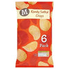 Morrisons Ready Salted Flavour Crisps Multipack 6 x 25g