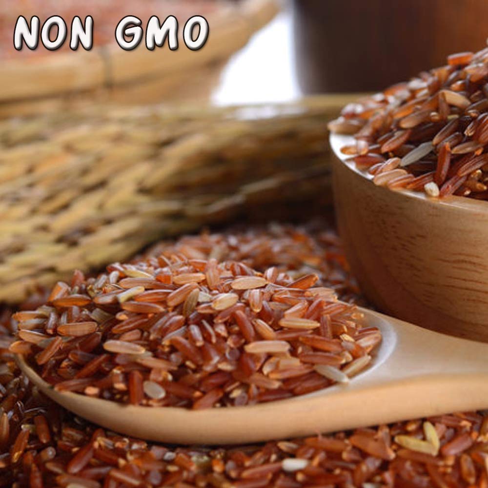 Golden Crown Naturally Aged Aromatic Premium Red Rice, Deliciously Tasty Red Asian Salad, Gmo + Gluten Free Verified Halal And K