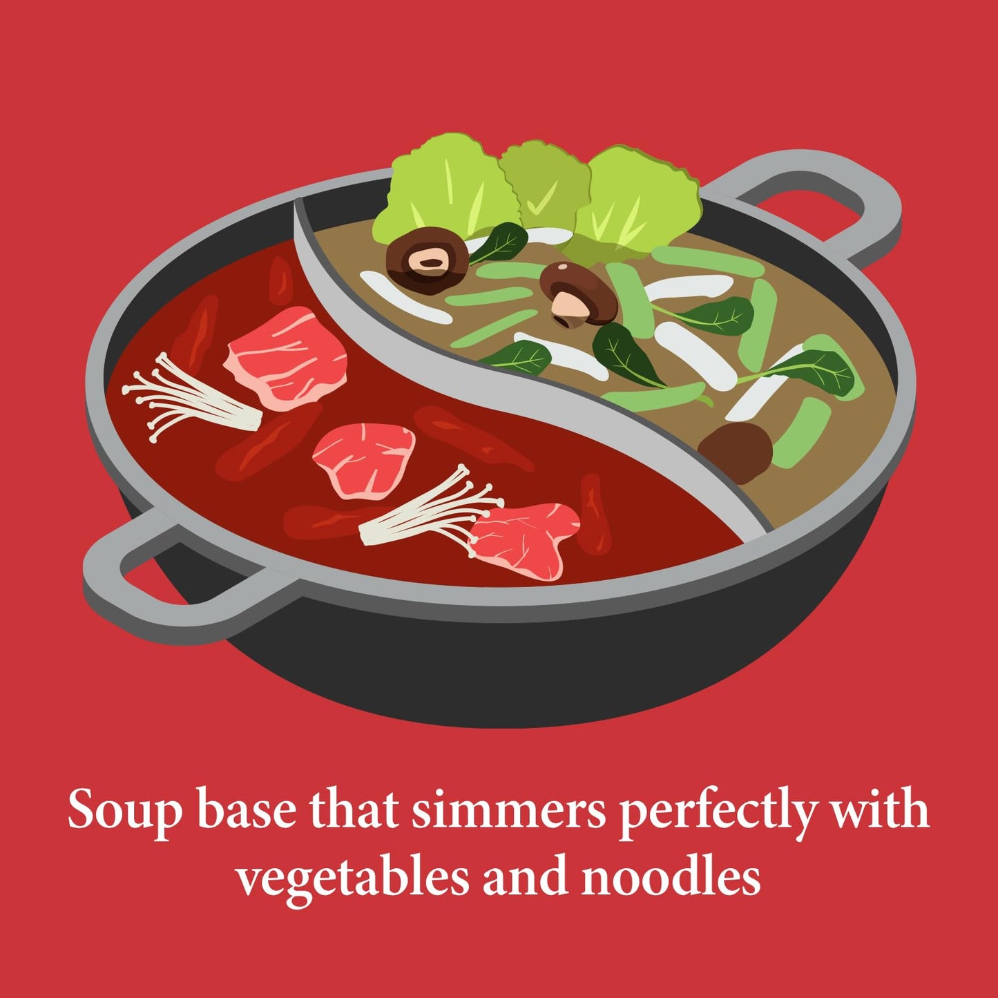Wang Spicy Kimchi Hot Pot Soup Base, 7.05 Ounce, Pack of 1