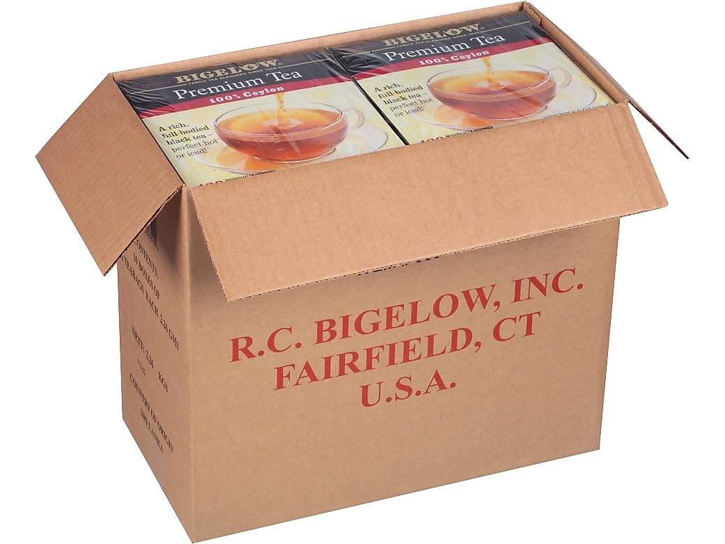Bigelow Premium Ceylon Black Tea Bags, 1000 Tea Bags/Carton (00351) (Rcb00351)