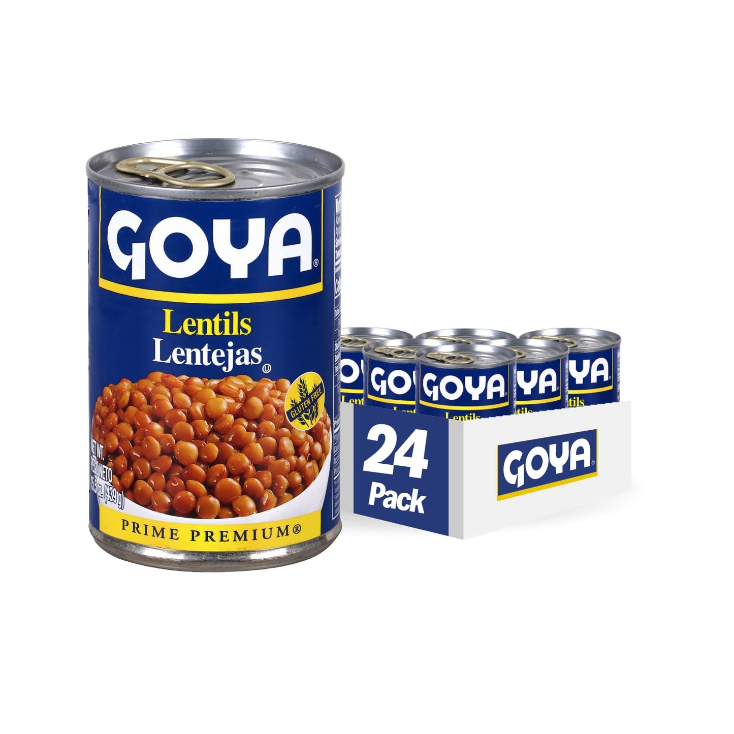 Goya Foods Lentils, 15.5 Ounce (Pack Of 24)