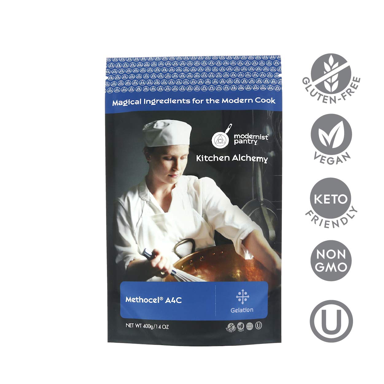 Methylcellulose - Methocel A4C  Non-Gmo Vegan Ou Kosher Certified - 400G/14Oz