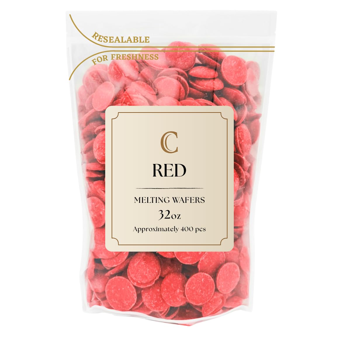 Kidu Merckens Chocolate Melting Wafers Bulk Bag Perfect For Dipping  Deserts  Baking And More (2 Pound  Red)