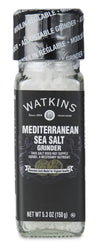 Watkins Mediterranean Sea Salt Grinder  5.3 Oz