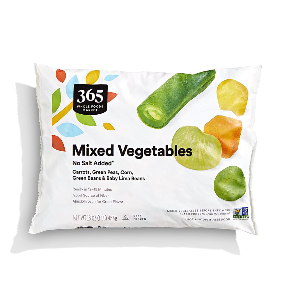 365 Everyday Value, Vegetable Medley No Salt Added, 16 oz, (Frozen)