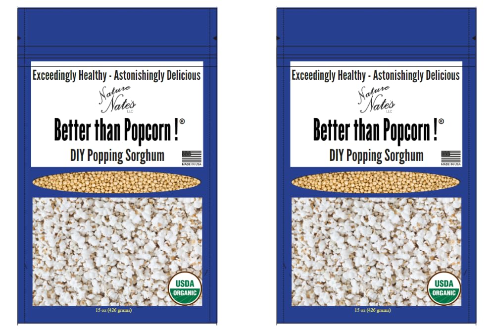 Natural foods Diy Popping Sorghum, 15 OZ (Pack of 2)