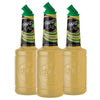 Finest Call Premium Lime Sour Drink Mix, 1 Liter Bottle, Pack of 3 (33.8 Fl Oz)