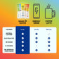 Wake Up Water Energy + Hydration Mix, Lemon, 15 Pack, Natural Caffeine, Electrolytes, No Sugar