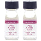 Lorann Pina Colada Ss Flavor, 1 Dram Bottle (.0125 Fl Oz - 3.7Ml - 1 Teaspoon) - 2 Pack