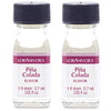 Lorann Pina Colada Ss Flavor, 1 Dram Bottle (.0125 Fl Oz - 3.7Ml - 1 Teaspoon) - 2 Pack