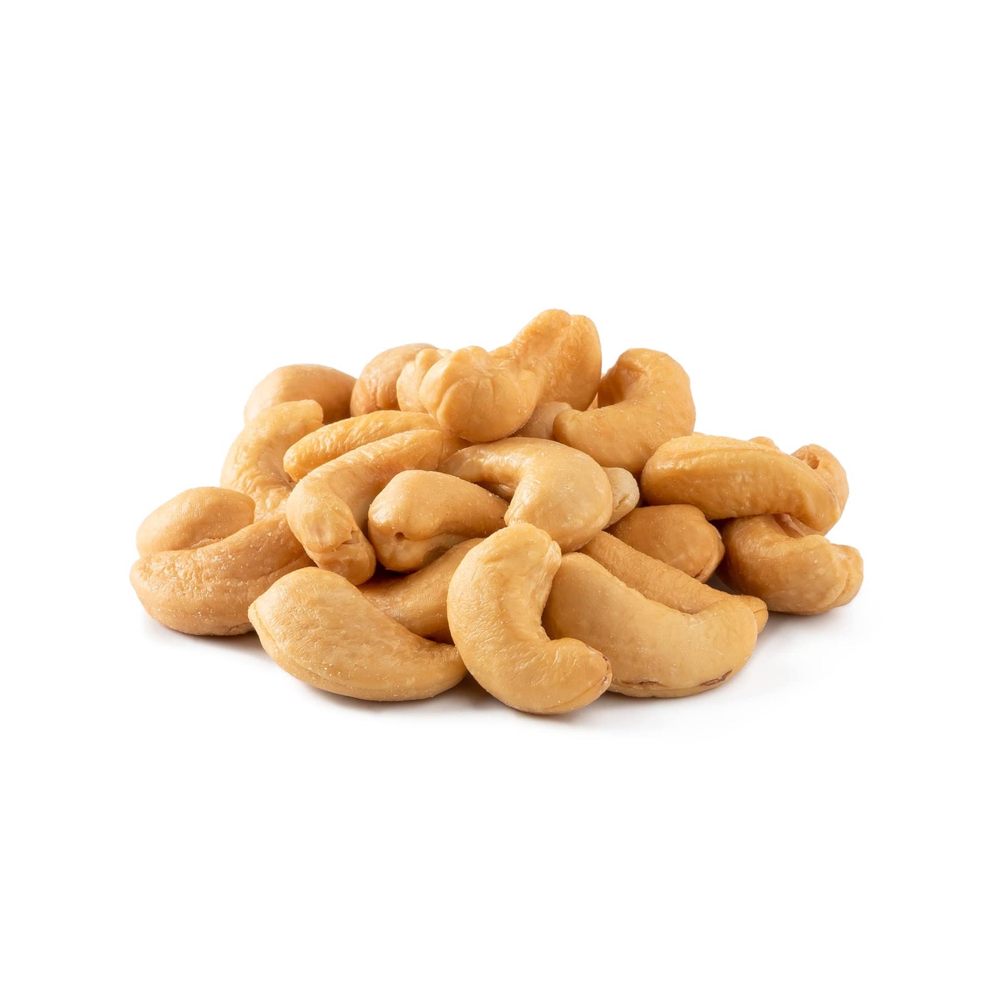 NUTS - U.S. Roasted Unsalted Cashews, Whole Kernels & Pieces, 1 LB