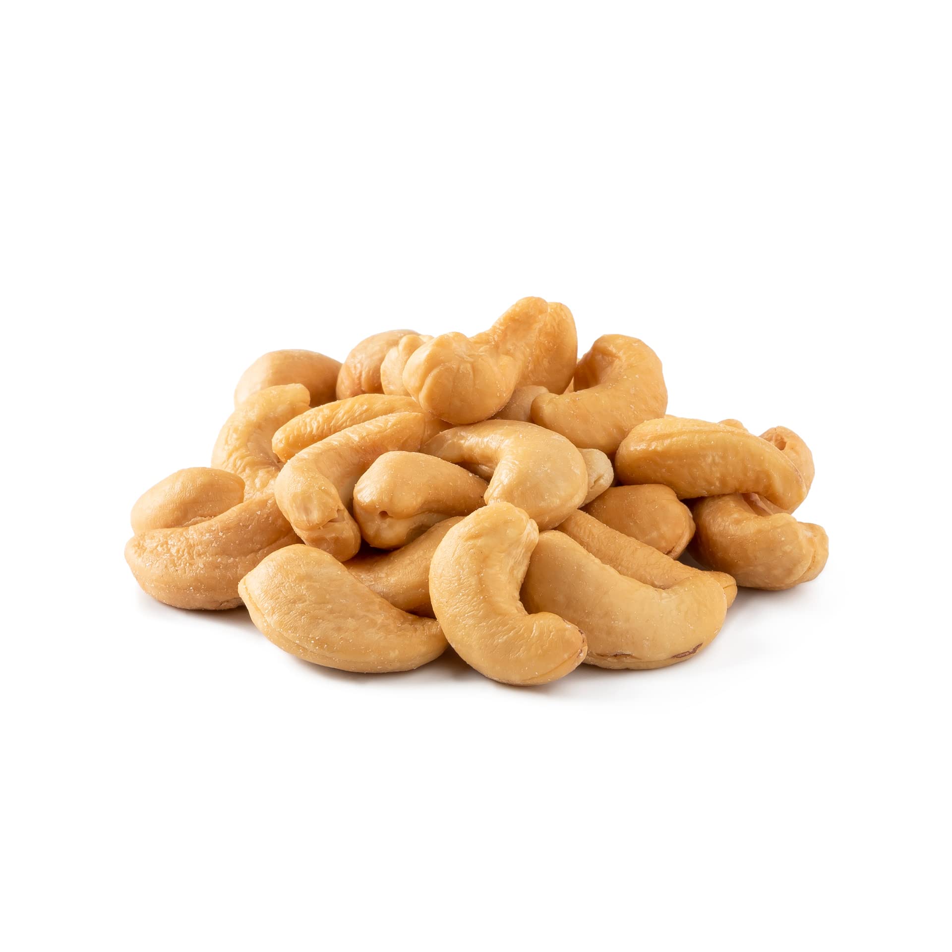 NUTS - U.S. Roasted Unsalted Cashews, Whole Kernels & Pieces, 1 LB