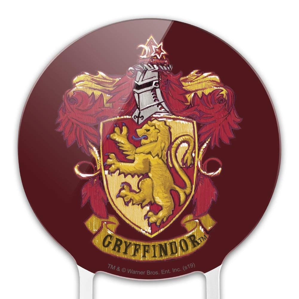GRAPHICS & MORE Acrylic Cake Topper - Gryffindor Crest Decoration, One Size, Red, Model CAKE.TOPPER.WBGAM037.Z004727_8