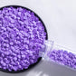 NIPEOR Purple Heart Sprinkles for Cake Decorating - Jumbo Heart, 3.53 oz/100g, Ideal for Valentine Weddings