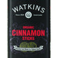 Watkins Gourmet Organic Cinnamon Sticks, 1.2 oz, Pack of 1