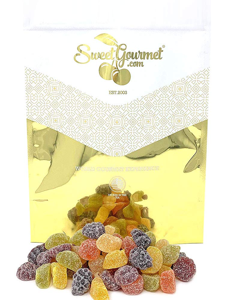 SweetGourmet English Fruit Pastilles | No Artificial Colors & Flavors | 3 Pounds