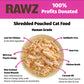 Rawz Shredded Salmon, Aku Tuna & Tuna Oil Recipe 8/2.46 Oz Pouches