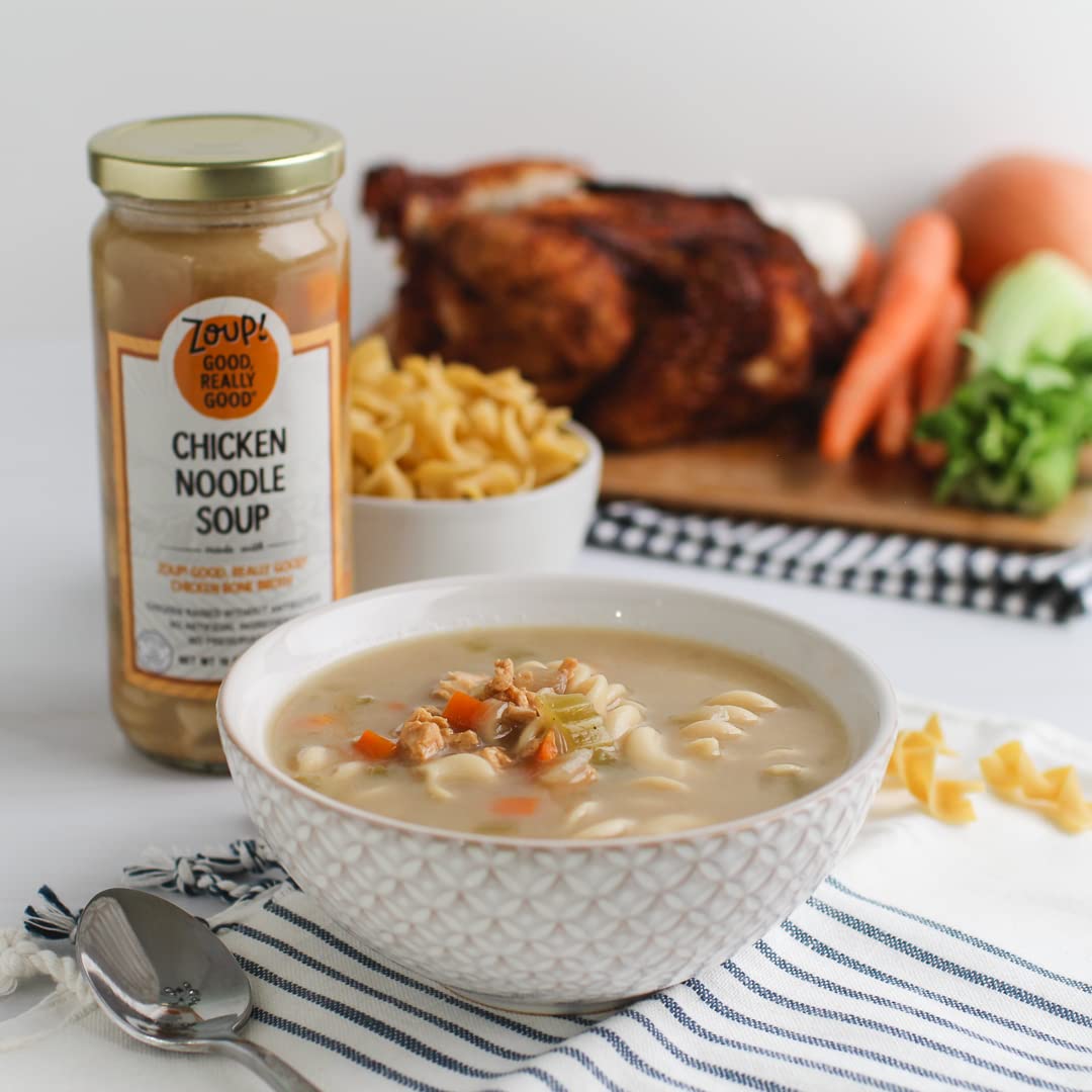 Zoup! Chicken Noodle Soup - No Artificial Ingredients, 16 oz Ready to Serve, 3 Pack