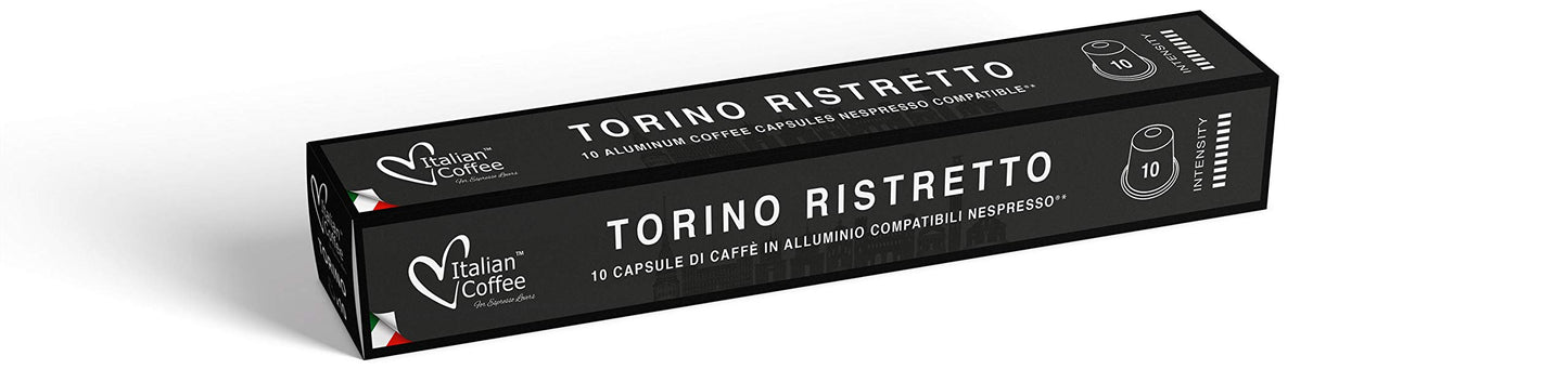 ITALIAN COFFEE FOR ESPRESSO LOVERS Aluminium Capsules for Nespresso Machines, 100 Count, Original Line