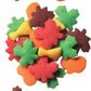 DECOPAC Harvest Thanksgiving Quins, 18oz, Fancy Sprinkles In Pumpkin, Leaf & Haystack Shapes, Candy Sprinkles in Handheld Contai