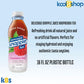 Snapple Zero Sugar Raspberry All Natural Tea 16 Fl Oz Plastic Bottles 16 Pack + 15 Sugarcane Disposable Straws By Kool8Shop Infi