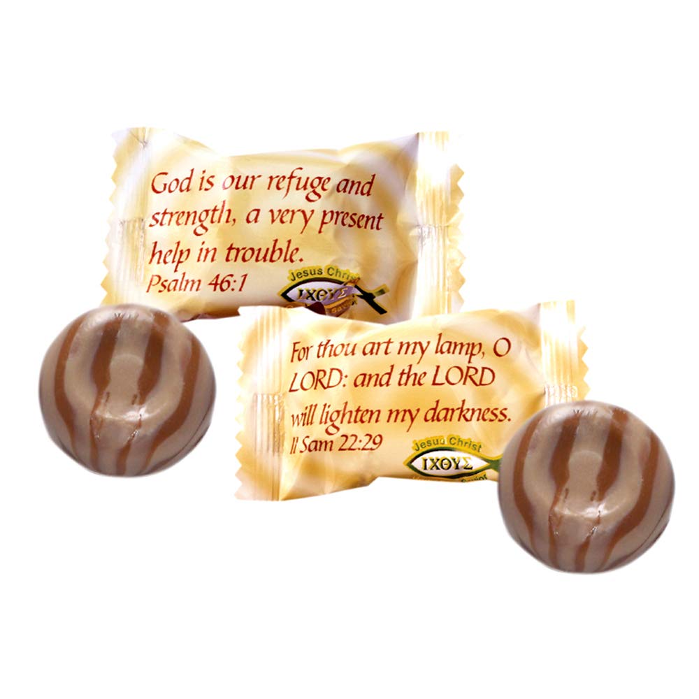 Scripture Candy, Butter & Cream Hard Candy 5.5 Ounce Bag, 25 Pieces
