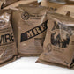 MRE Ready to Eat Meals - Emergency Food Kits, Pack Of 6 w/Entrees, Dessert, Flameless Heater & Accessories – Emergency Meals For Camping Hiking & Other Outdoor Activities