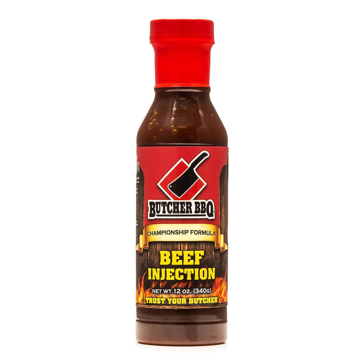 Butcher BBQ Liquid Brisket Injection - Texas Brisket Seasoning, 12 Ounce, MSG & Gluten Free, Model 69553