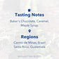 PARTNERS COFFEE ROASTERS - Whole Bean Coffee (Manhattan - Dark Roast) 12oz - Rich, Deep, & Flavorful Omniroast - Bakers Chocola