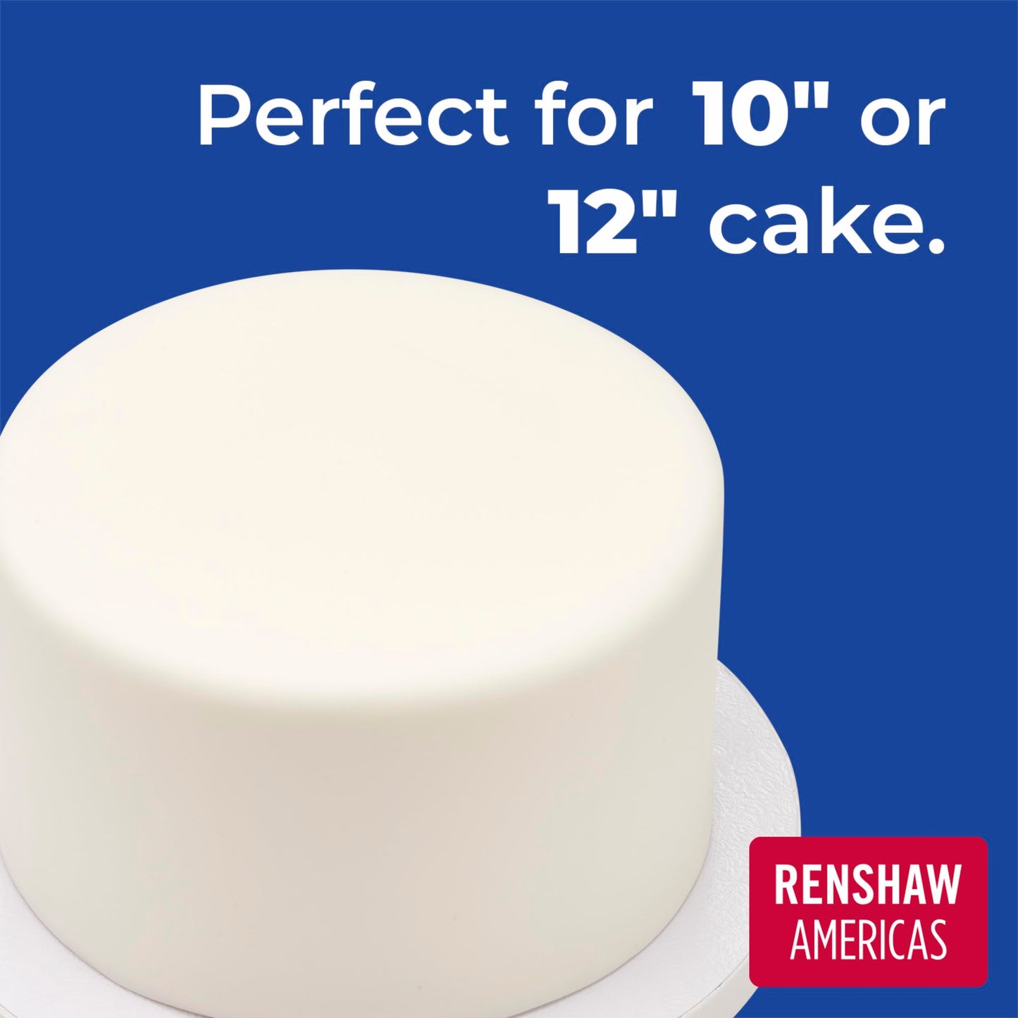 Renshaw White Fondant Icing | 2.2Lb | Ready To Roll, Smooth And Easy To Use, Preferred By Professionals For Cake Decoration, Coo
