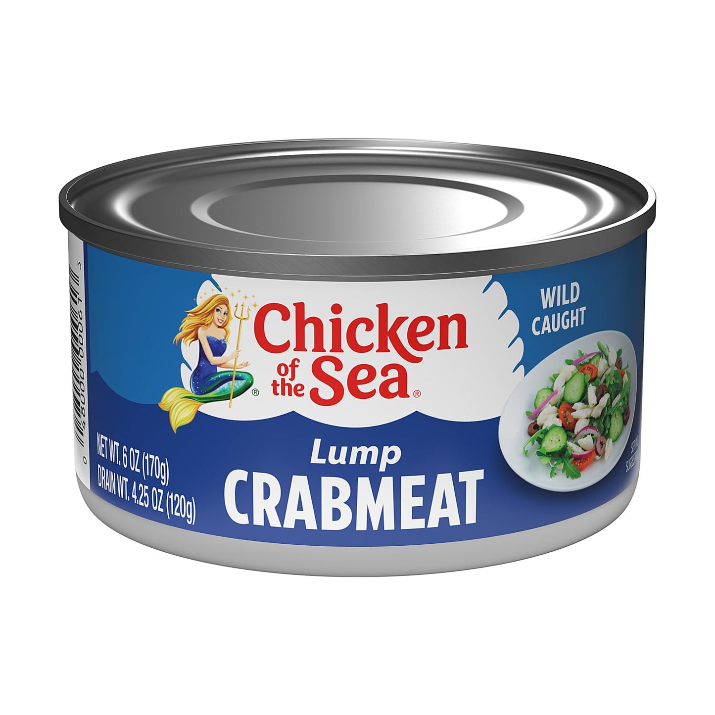 Chicken Of The Sea Lump Crab Meat, 6 Ounce Cans (Pack Of 12), High In Calcium, Wild Caught Canned Lump Crabmeat