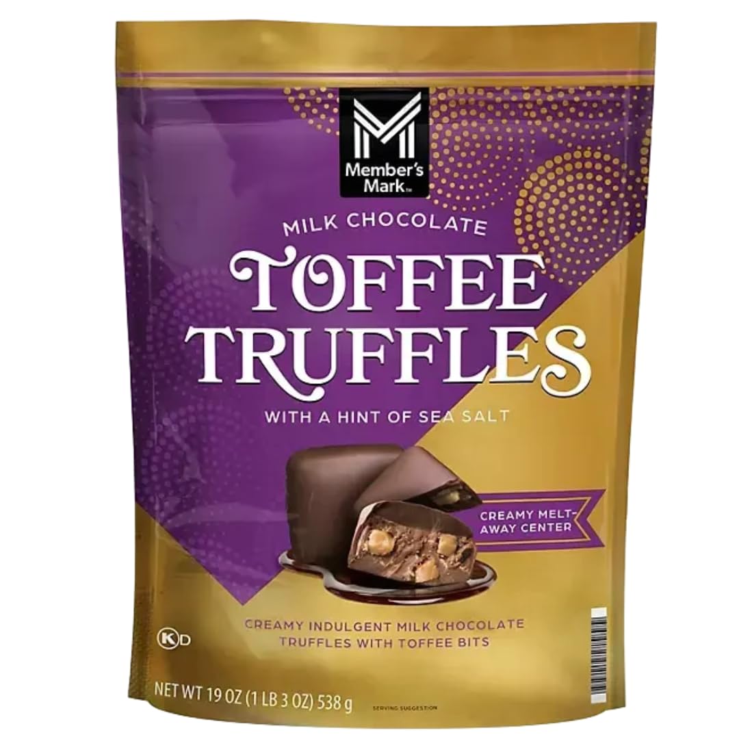 Milk Chocolate Toffee Truffle With Sea Salt  19 Oz (1 Pack)