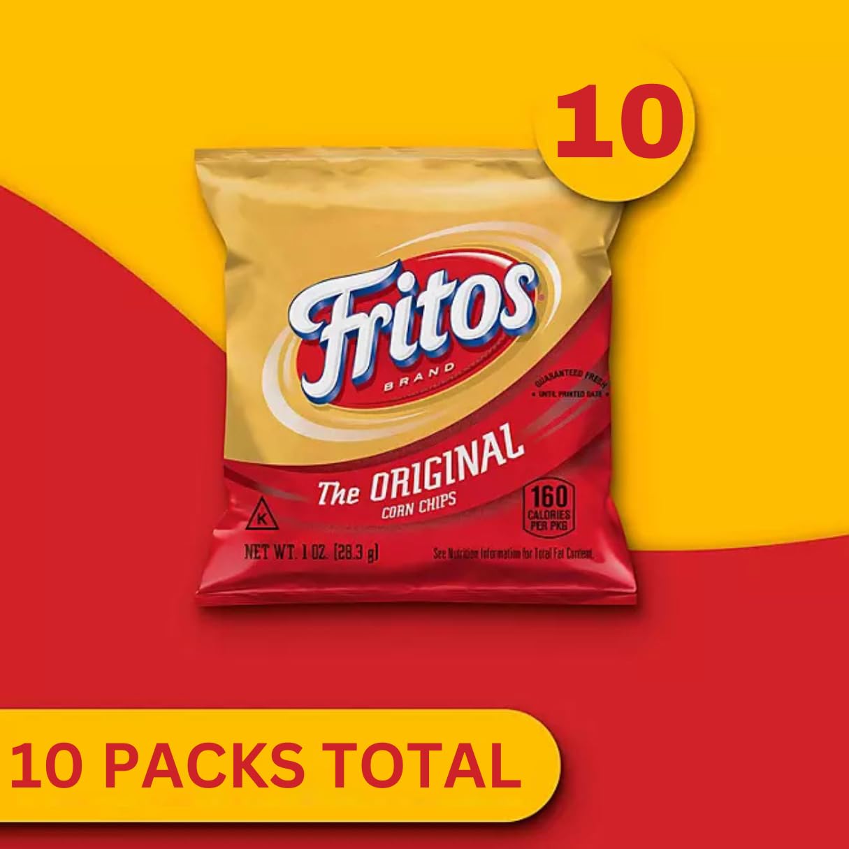 Fritos Corn Chips The Original, 1 Oz., 10 Pk. - Fritos Chili Cheese Corn Chips - Fritos Corn Chips - Chili Fritos