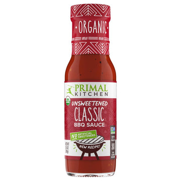 Primal Kitchen Organic Unsweetened BBQ Sauce, 8.5 Fl Oz