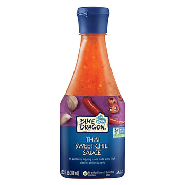 Blue Dragon Thai Sweet Chili Sauce - 10.5oz (Pack of 1) - No Artificial Flavors Or Colors - Made with Red Chilies & Garlic - Veg
