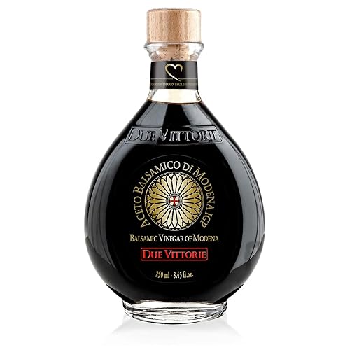 Due Vittorie Oro Gold Balsamic Vinegar Imported From Italy Without Pourer, 8.45Fl Oz / 250Ml
