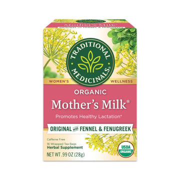 Traditional Medicinals Organic Mothers Milk Herbal Tea, Promotes Healthy (16 Count (Pack of 1))