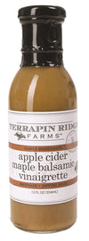Terrapin Ridge Farms Apple Cider Maple Balsamic Vinaigrette, Gourmet Salad Dressing, 12 Fl Oz Bottle
