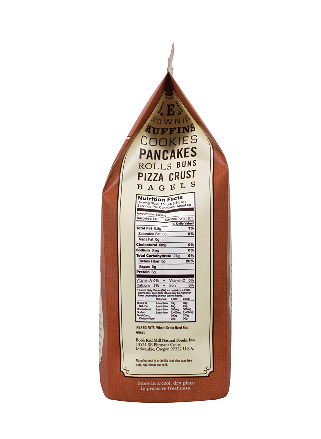 Bob'S Red Mill Whole Wheat Flour - 5 Lb (Pack Of 3)