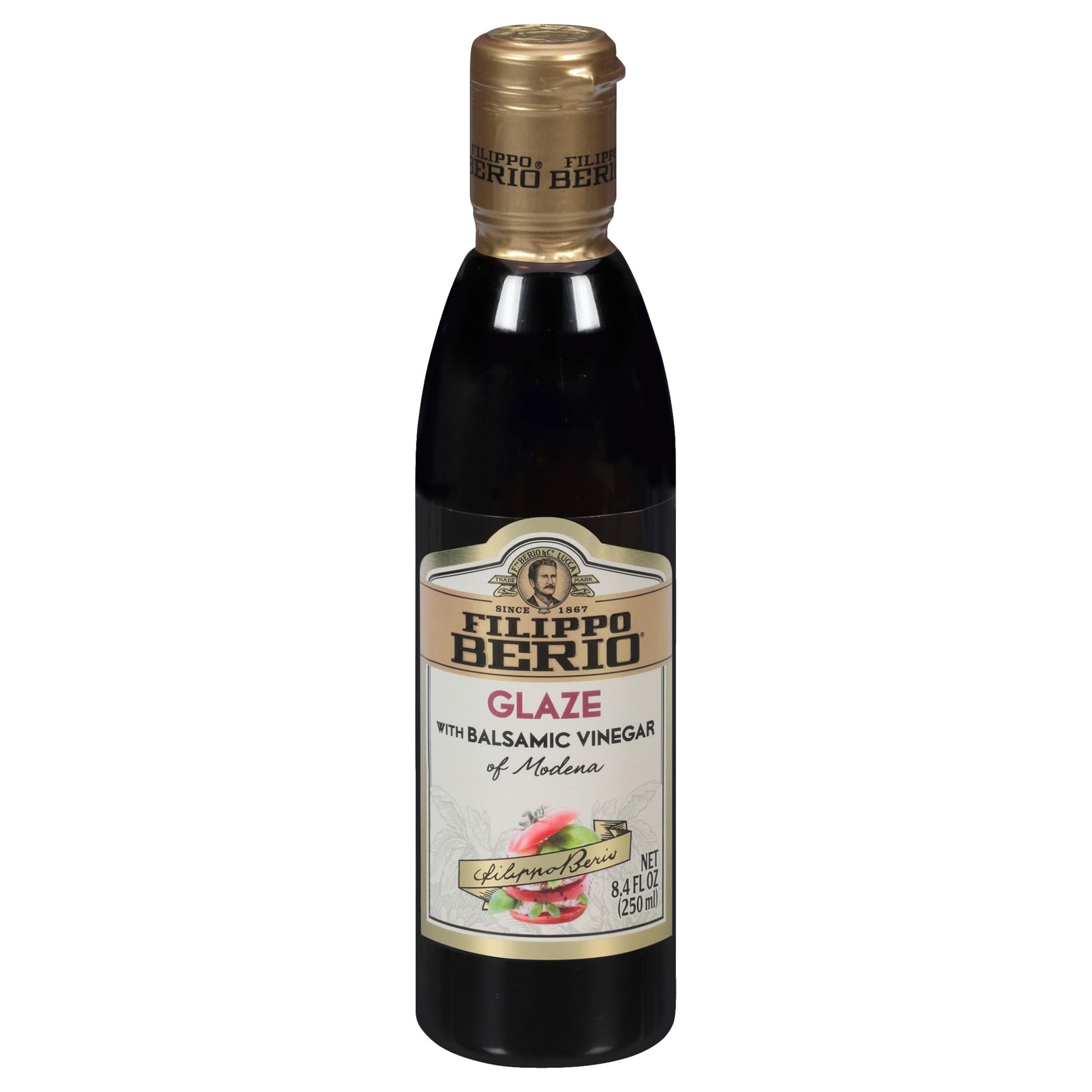 Filippo Berio Glaze with Balsamic Vinegar of Modena, 8.4 Ounce Plastic Bottle