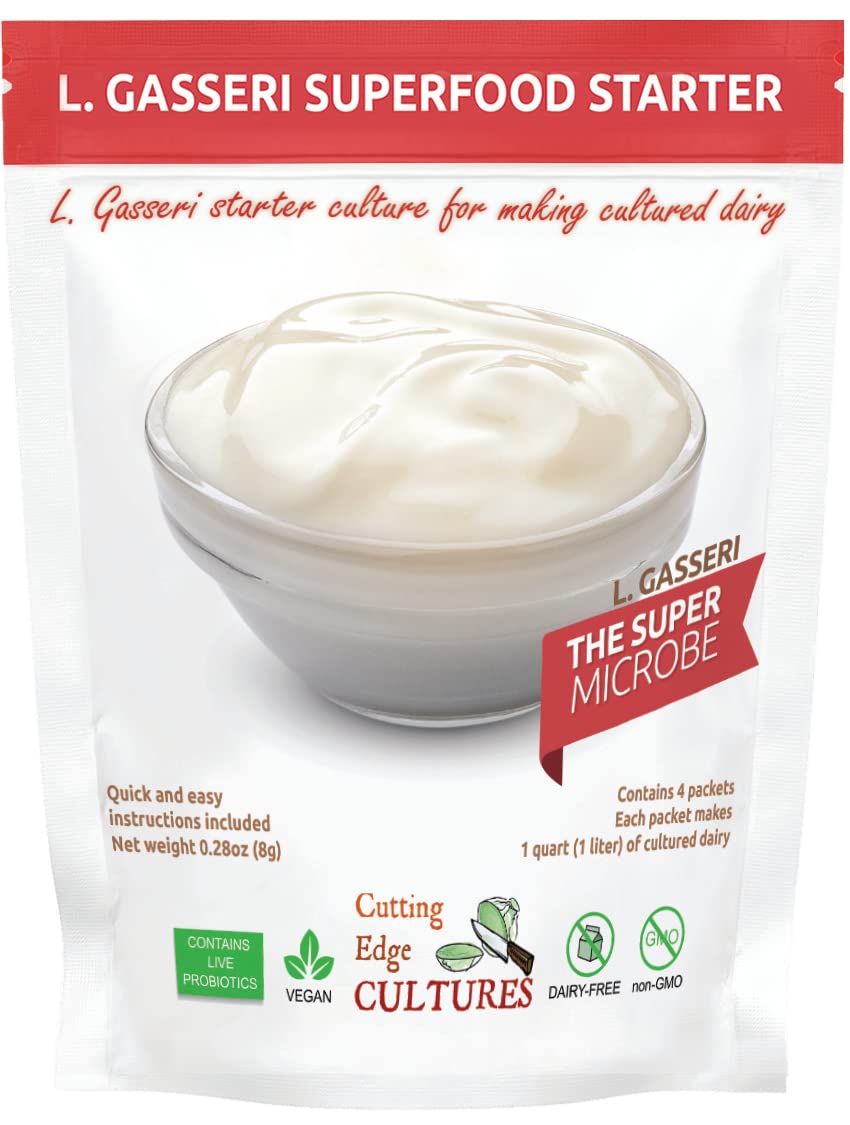 Cutting Edge Cultures L. Gasseri ProBiotic Yogurt Starter Culture - 4 Pouches