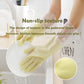 Kaq Dishwashing Cleaning Gloves 3 Pairs - Reusable Rubber Gloves Non-Slip Laundry Kitchen Gardening Household Gloves