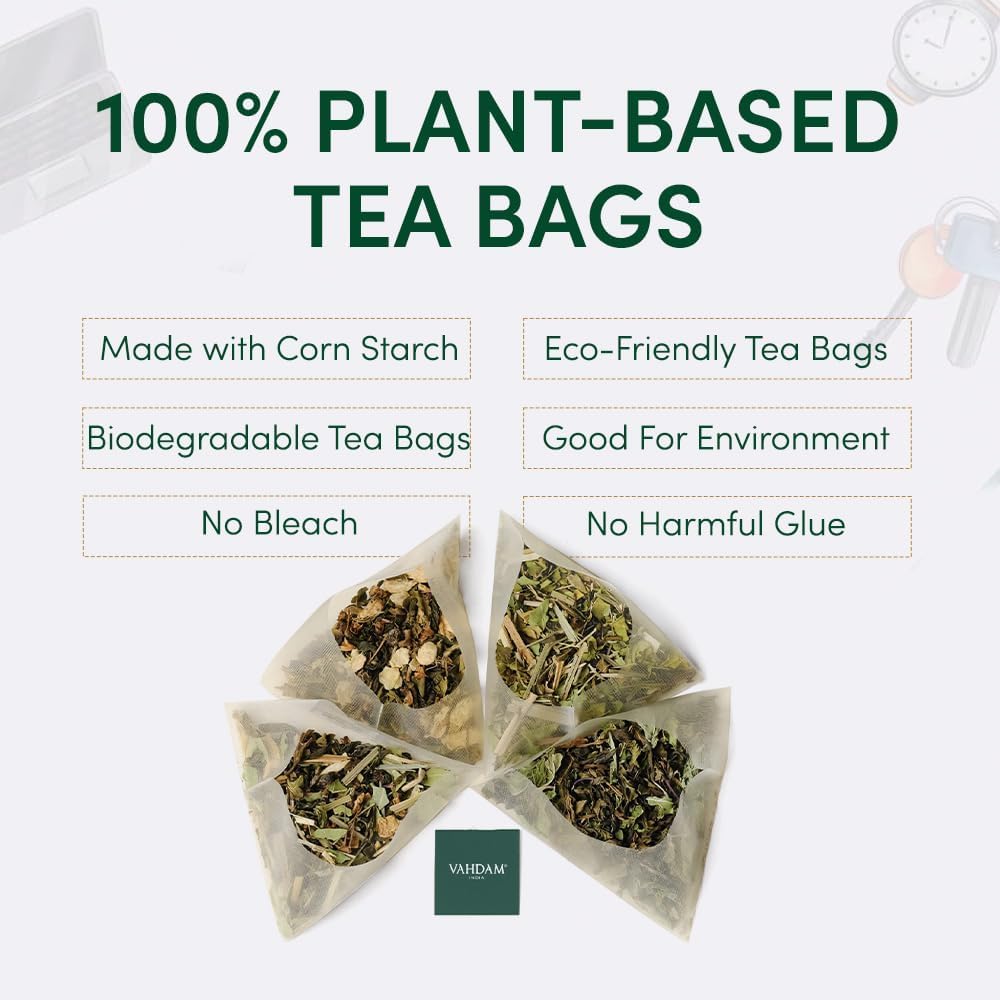 VAHDAM  Merry Christmas Tea Gift Set (9 Individually Wrapped Tea Bags) Limited Edition -Gluten Free  Non GMO | Christmas 2025 Gift Ideas | Christmas Gifts For Women 2025 & Christmas Gifts For Men 2025