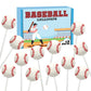 Baseball Candy Lollipops - 18 Count Individually Wrapped Suckers - Great for Baseball Party Favors - Sports Snacks - Baseball Go