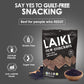 LAIKI Gluten Free Rice  ers, Seed-Oil Free, Low Sodium, Vegan, Non-GMO, 3.53 Oz Bag (Pack of 8), Black Rice Simply Sea Salt